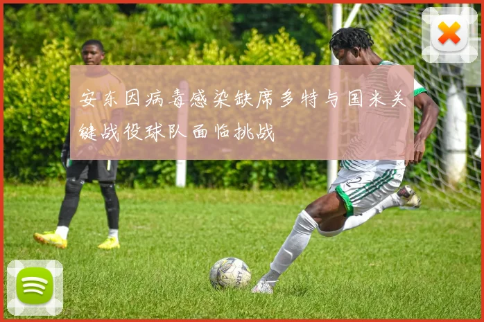 安东因病毒感染缺席多特与国米关键战役球队面临挑战